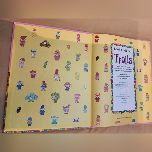 Look and Find Trolls Book, Vintage 1992 - Picture 3 of 7